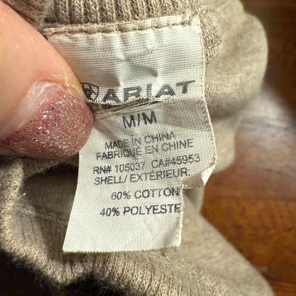 Ariat Women's Rainbow Vista Print Reversible Oversized Sweatshirt Southwestern M - Picture 12 of 13